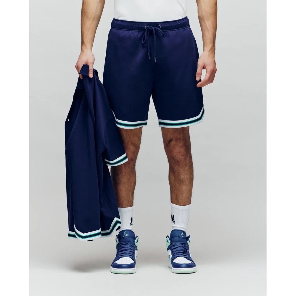 Psycho Bunny Basil Taped‎ Shorts Evening Blue Medium New With Tags
